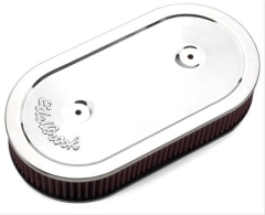 Luftfilter Chrom - Aircleaner Chrome  Oval  Edelbrock